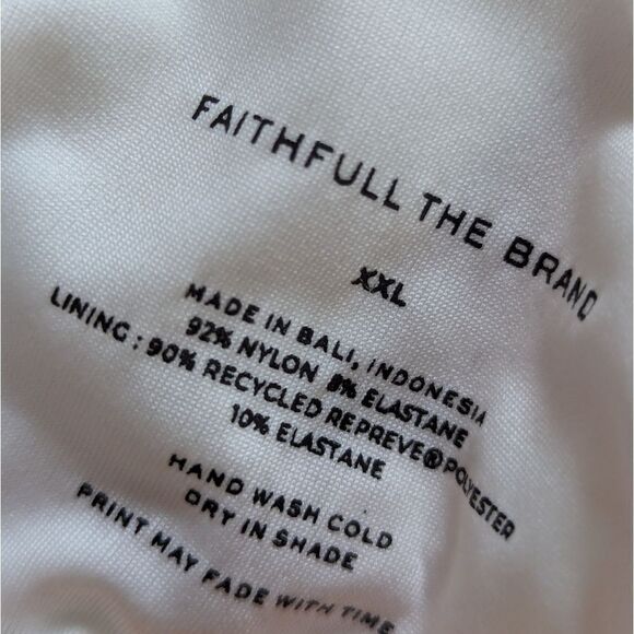 Sundar Bikini Top in Orange Gingham Sz XL Faithfull the Brand Swimsuit NWT - Picture 13 of 15